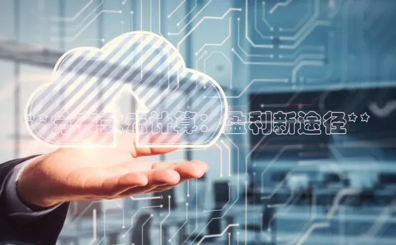 凯捷娱乐同程**分布式云计算：盈利新途径**